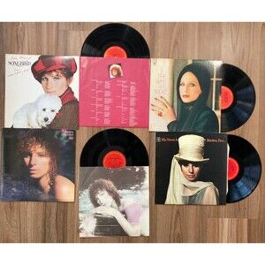 Barbra Streisand Vinyl LP Set Lot of 4 • Wet, Way We Were, My Name Is, Songbird